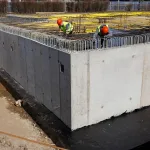 Formwork Installation at the Veterans' Center in Uzhhorod