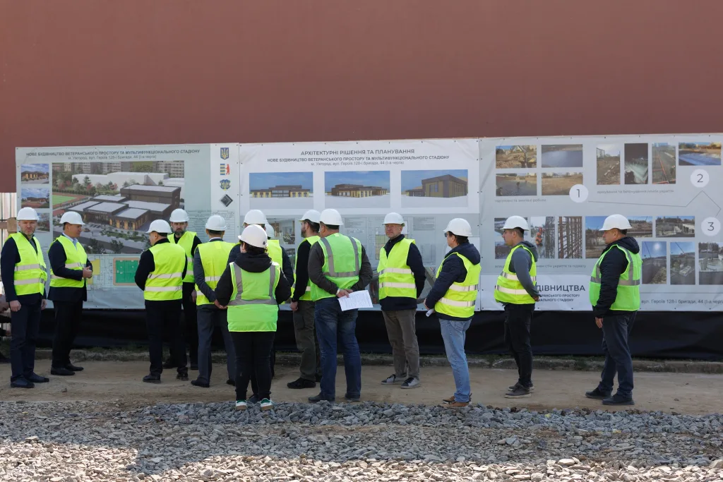 Formwork Installation at the Veterans' Center in Uzhhorod