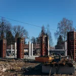 Formwork for the “Scandinavian Quarter” residential complex and REM in Sambir