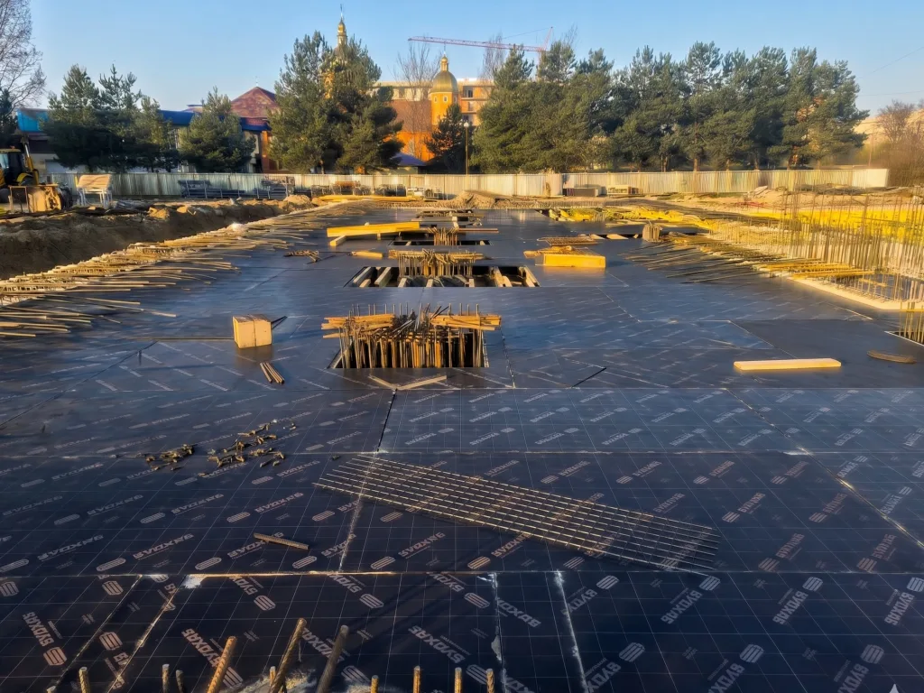 Formwork Installation at the Veterans' Center in Uzhhorod