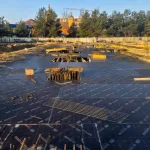 Formwork Installation at the Veterans' Center in Uzhhorod