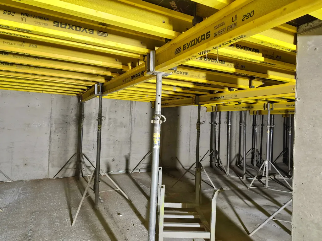Formwork Installation at the Veterans' Center in Uzhhorod