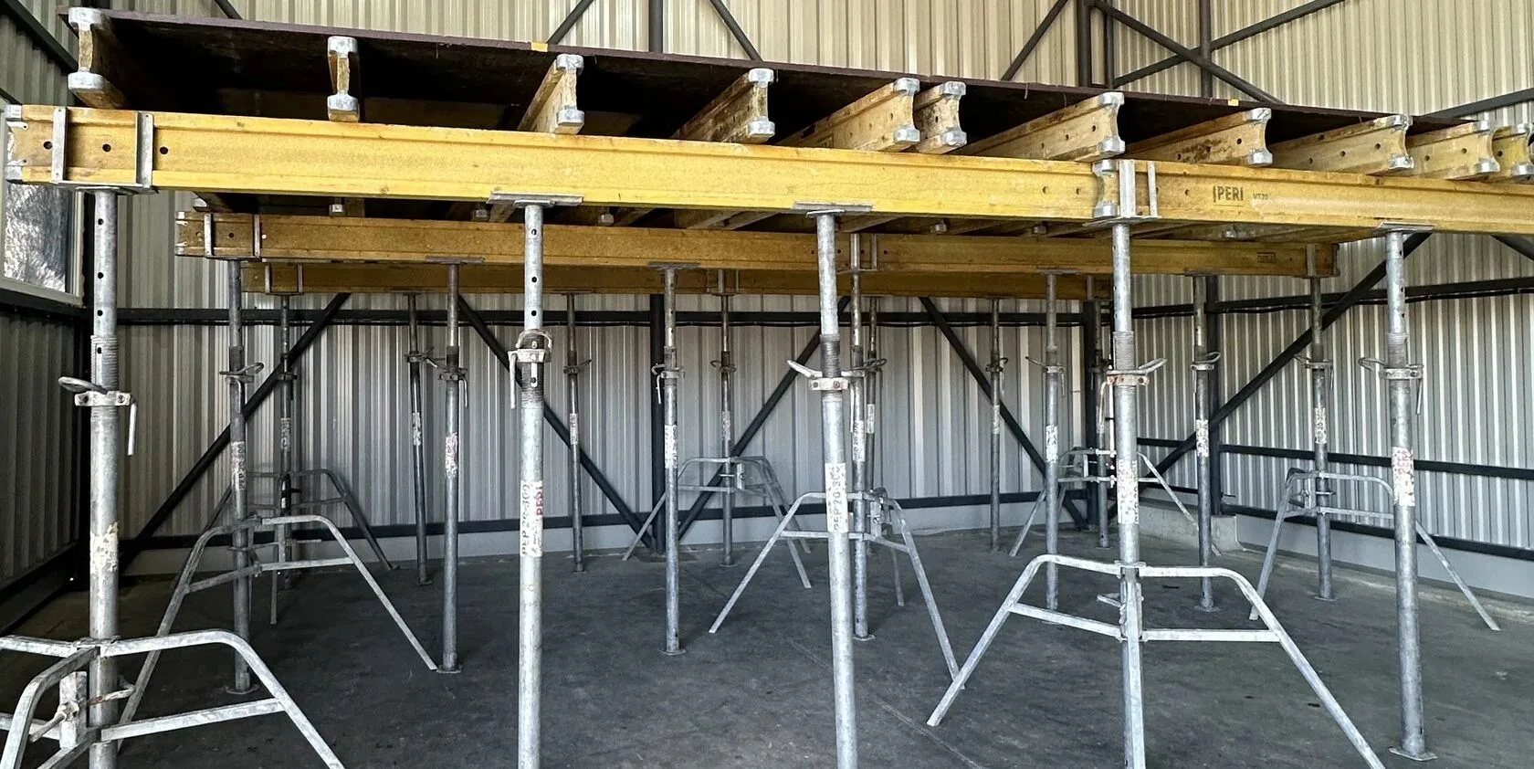 Formwork assembly for horizontal formwork: step-by-step instructions
