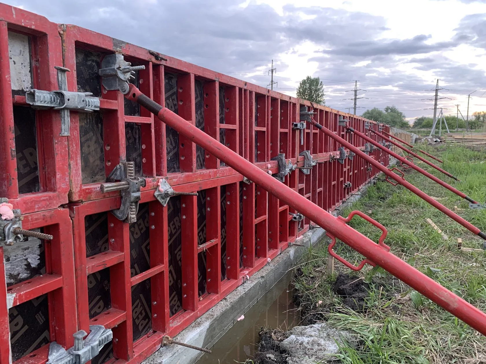 Formwork for a fence foundation